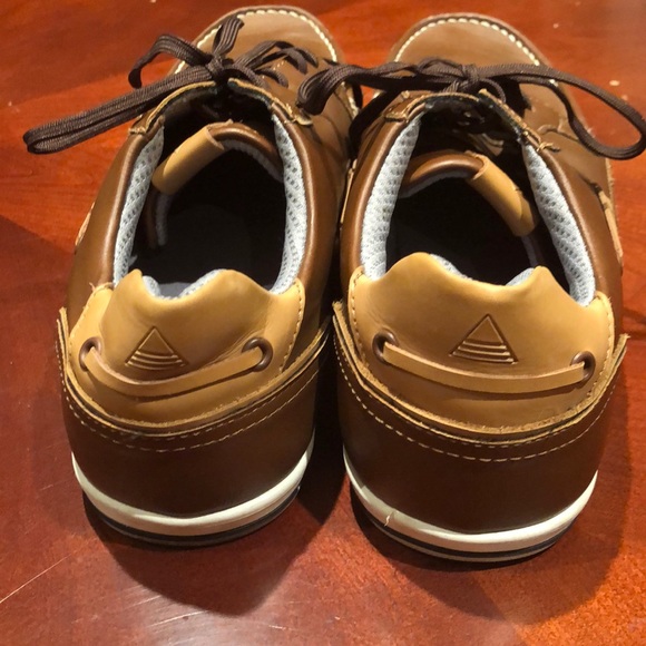 ALDO MENS LEATHER DRESS SNEAKERS SIZE 9 - Picture 4 of 5